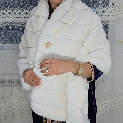 👑 شال الفرو الفخم و الملكي👑